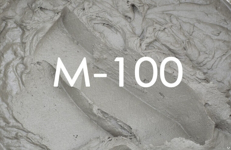 Раствор цементный М-100